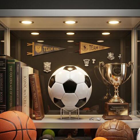 JJUNW 6Pack Small Ball Holder, Acrylic Ball Stand for Display, Tennis Ball-Display Box Acrylic Display Stand for Softball Baseball Golf Balls and Field Hockey Balls in Kuwait