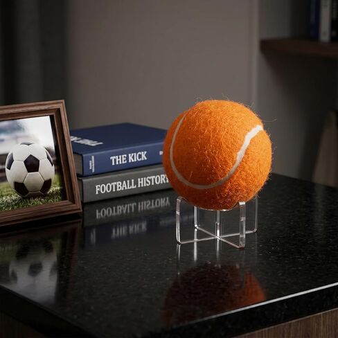 JJUNW 6Pack Small Ball Holder, Acrylic Ball Stand for Display, Tennis Ball-Display Box Acrylic Display Stand for Softball Baseball Golf Balls and Field Hockey Balls in Kuwait