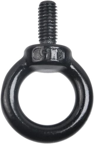 Crapyt 10 Pcs M4 Male Thread Machinery Shoulder Lifting Eye Bolts, Marine Grade 304 Stainless Steel Lifting Ring Eyebolt(M4, Black) in Saudi Arabia