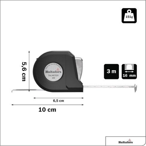 Hultafors Talmeter Marking Measure Tape 3M 16Mm in Saudi Arabia