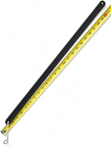 RS Supply Co. 21" Natural Rubber Tarp Straps with Metal Crimped S Hooks, 150% Max Stretch, Heavy Duty Bungee Cords for Tarps, Cargo, Flatbed Trucks (10 Pack) in Saudi Arabia