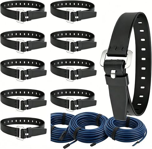 10Pcs Rubber Straps Utility Straps Securing Straps Lashing Strap, Adjustable Tension Straps with Buckle for Motor Gear, Skis, Garden Hoses, Luggage & Cargo – Heavy-Duty Quick Cinch Fastening Tool in Saudi Arabia
