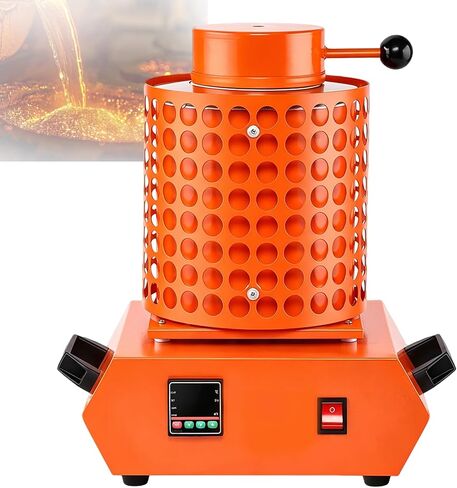 2000W Gold Melting Furnace, Electric Smelting Furnace Kit, 1150°F Max Temperature, 25-35 Minute Melt Time, Temperature Control Display, Perfect for Gold, Silver and Metal Casting in Saudi Arabia