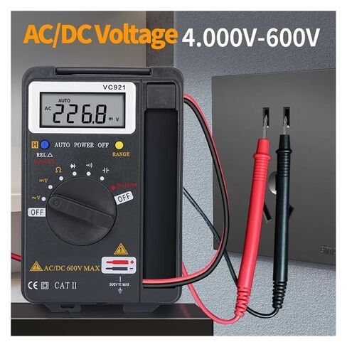 ZTVC921 شاشة عرض CD رقمية متعددة، أداة إصلاح كهربائي محمولة لعداد الجيب in Kuwait
