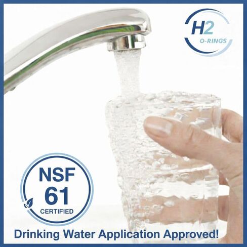 H2 O-Ring | OR-150 | Culligan WH-S200-C and WH-S100-O | 3M Filtrete 3WH-STD-S01 | Glacier Bay HDG2VS4 | 3-Pack O-Ring for Filter Housing| NSF61 for Potable Water | in Kuwait