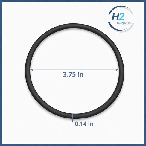 H2 O-Ring | OR-150 | Culligan WH-S200-C and WH-S100-O | 3M Filtrete 3WH-STD-S01 | Glacier Bay HDG2VS4 | 3-Pack O-Ring for Filter Housing| NSF61 for Potable Water | in Kuwait