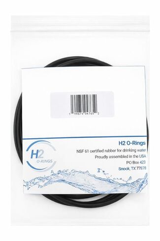 H2 O-Ring | OR-150 | Culligan WH-S200-C and WH-S100-O | 3M Filtrete 3WH-STD-S01 | Glacier Bay HDG2VS4 | 3-Pack O-Ring for Filter Housing| NSF61 for Potable Water | in Kuwait