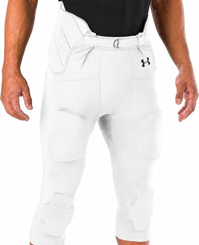 بنطال كرة قدم متكامل للشباب من Under Armour Gameday Armor، أبيض، متوسط in Kuwait