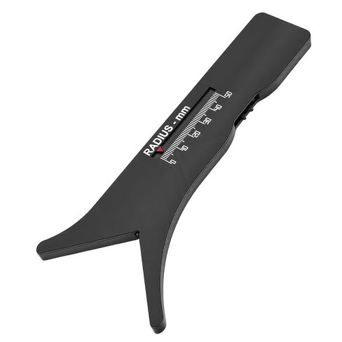 AUNMAS Radius Gauge, Sliding Caliper with Multi Purpose Design, Durable ABS Construction, Up to 100mm Measurement Range for Home, Office and Industrial Use in Saudi Arabia