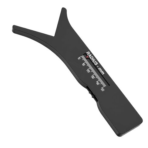AUNMAS Radius Gauge, Sliding Caliper with Multi Purpose Design, Durable ABS Construction, Up to 100mm Measurement Range for Home, Office and Industrial Use in Saudi Arabia