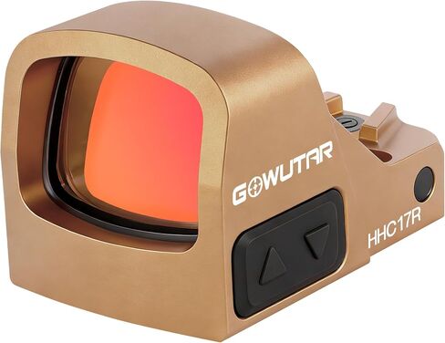 GOWUTAR HHC17R Micro RMSc Red Dot Sight، 3 MOA مشهد منعكس مفتوح مع تنبيه الحركة، IPX7 بصري من الألومنيوم المقاوم للماء للحمل المخفي والدفاع عن المنزل in Kuwait