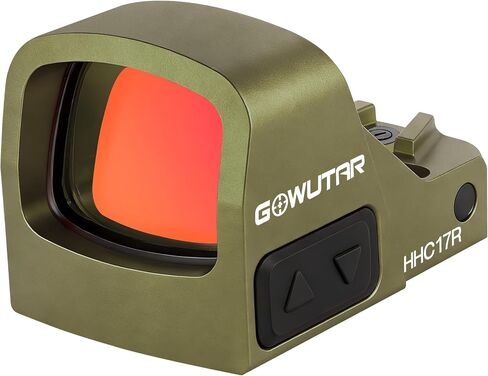 GOWUTAR HHC17R Micro RMSc Red Dot Sight، 3 MOA مشهد منعكس مفتوح مع تنبيه الحركة، IPX7 بصري من الألومنيوم المقاوم للماء للحمل المخفي والدفاع عن المنزل in Kuwait