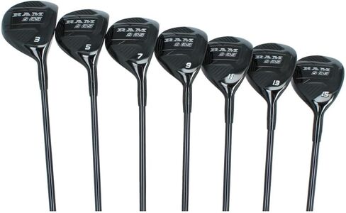 مجموعة Ram Golf 2EZ Full Fairway Woods من 3 إلى 15، اليد اليمنى للرجال in Kuwait