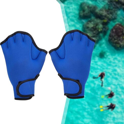 Yiju Swim Webbed Gloves Aquatic Gloves Women Men Diving Surfing Pool Exercise Dive Hand Equipment Aquatic Fitness Waterproof in Kuwait