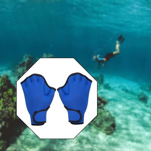 Yiju Swim Webbed Gloves Aquatic Gloves Women Men Diving Surfing Pool Exercise Dive Hand Equipment Aquatic Fitness Waterproof in Kuwait