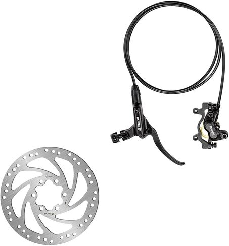 BUCKLOS Zoom MTB 4 Piston Hydraulic Disc Brakes Right Rear Bike Hydraulic Brake and 140mm Bike Disc Brake Rotor with 6 Bolts in Kuwait