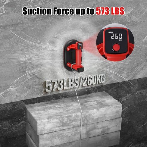 Electric Suction Cup Lifter for Glass, Tiles and Windows – Heavy Duty Vacuum Suction Cups for Ceramic, Floor, and Material Lift, 260KG Load Capacity (Electric) in Kuwait