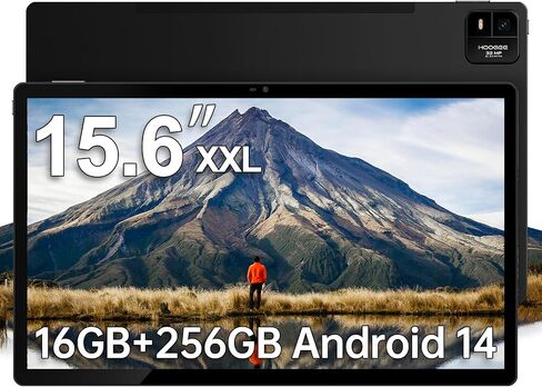 15.6 Inch Android 14 Tablet, Octa-Core Long Battery Large Tablets in Kuwait