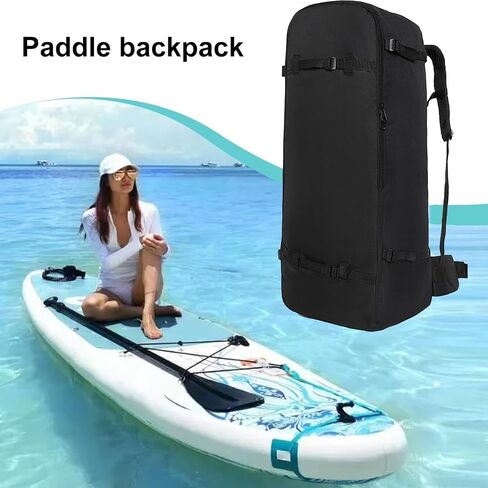 Paddle Board Bag | Lightweight Carrier with Adjustable Strap - Paddle Board Storage Bag,for Beach Water River Swimming Fishing Camping Hiking in Kuwait