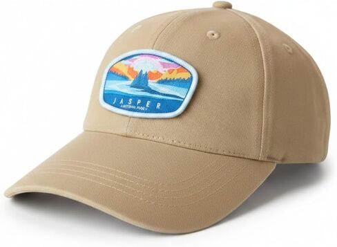 National Park Hats Baseball Cap, Khaki, Adjustable | Structured Crown, Back Strap, For Hiking and Outdoor Activities in Saudi Arabia