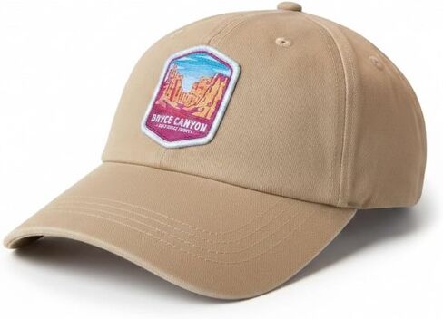 National Park Hats Baseball Cap, Khaki, Adjustable | Structured Crown, Back Strap, For Hiking and Outdoor Activities in Saudi Arabia