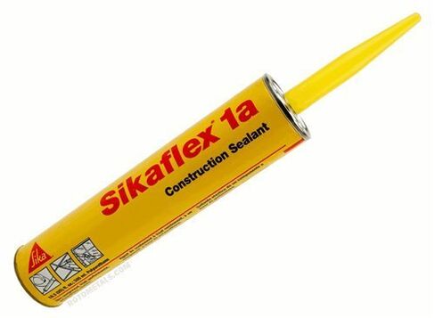 Sika, Sikaflex 1A, One Part Polyurethane Caulk, Elastomeric Construction Sealant/Adhesive, Premium Grade High Performance, Moisture-Cured, Non-Sag, Horizontal, 10.3 Fl Oz, Color: Limestone, 3 Pack in Kuwait