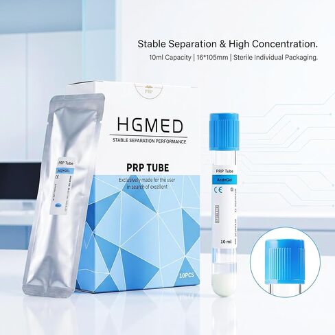 10PCS PRP, 10ml ACD and Gel Tube,lab centrifugation use,Individually Seal Wrapped in Kuwait