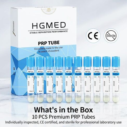 10PCS PRP, 10ml ACD and Gel Tube,lab centrifugation use,Individually Seal Wrapped in Kuwait