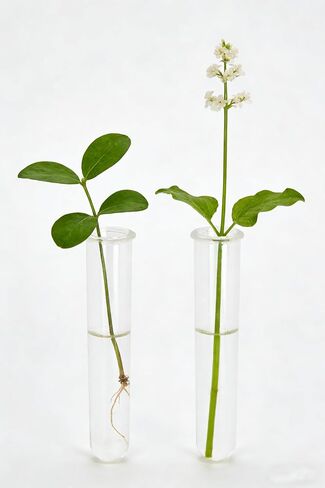 SINJEUN 30 PCS Plant Propagation Tubes, 20 ml Clear Plastic Test Tubes for Plants Flowers Home Office Decorations (4.7 inches Height) in Kuwait