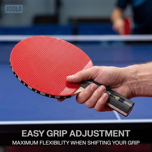 JOOLA Twilight 2-Player Table Tennis Set - 2 Premium Ping Pong Paddle Rackets, 3 High-Performance White 3-Star Table Tennis Balls, Beginner Friendly Starter Kit for Maximum Control, 5 Piece Set in Kuwait