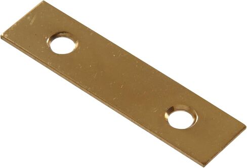 Hardware Essentials 851505 Mending Plate Bright Brass 2" - 4 Pack in Saudi Arabia