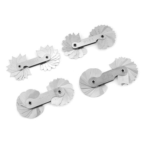 Omabeta Radius Set R0.3-1.5, R1-6.5, R7-14.5, R15-25, Made of Stainless Steel, Convenient for Checking Convex and Concave Surfaces Die Makers Machinists Tool in Kuwait
