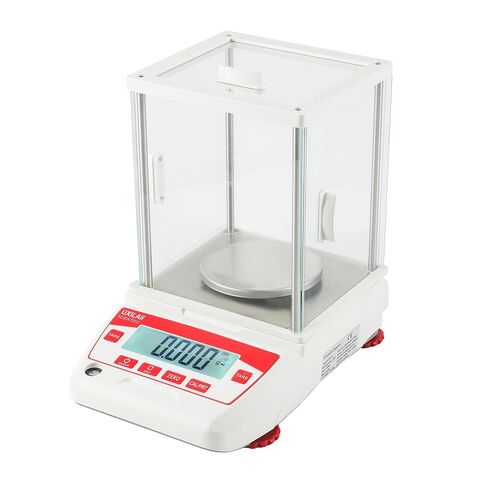 ميزان تحليلي 1 ملجم GN ct وحدة مقياس مختبر دقيق 220 جرام × 0.001 جرام مقياس تحليلي رقمي RS232 واجهة مختبر التوازن الإلكتروني شاشة LCD مع زجاج أمامي in Kuwait