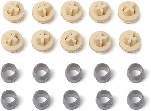 10 Pcs MCCVDB0 Check Valve Duckbill & 10 Pcs UCAK200 1/4" Ferrule, Fits MCCP202 Tube, Compatible with Sten-ner 45, 85, 100 & 170 Series Adjustable & Fixed Pumps, for Regular Maintenance of Pump in Kuwait