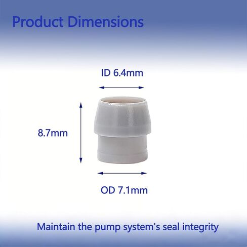 10 Pcs MCCVDB0 Check Valve Duckbill & 10 Pcs UCAK200 1/4" Ferrule, Fits MCCP202 Tube, Compatible with Sten-ner 45, 85, 100 & 170 Series Adjustable & Fixed Pumps, for Regular Maintenance of Pump in Kuwait