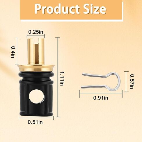 136123 Stop Check Valve for Moen 136123 Replacement Part, 2 Pack in Kuwait