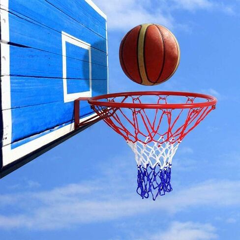 Basketball Net Durable Nylon Thick Thread Three Color Universal Basketball Net Mesh in Kuwait