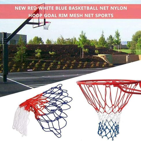 Basketball Net Durable Nylon Thick Thread Three Color Universal Basketball Net Mesh in Kuwait