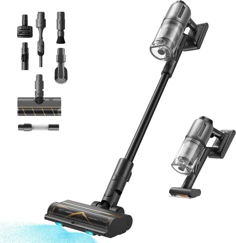 DREAME Z30 مكنسة كهربائية لاسلكية، 310AW 90 دقيقة مكنسة شفط قوية للمنزل الصلب السجاد شعر الحيوانات الأليفة، مكنسة كهربائية ذكية خفيفة الوزن وبطارية قابلة لإعادة الشحن in Kuwait