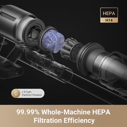 DREAME Z30 مكنسة كهربائية لاسلكية، 310AW 90 دقيقة مكنسة شفط قوية للمنزل الصلب السجاد شعر الحيوانات الأليفة، مكنسة كهربائية ذكية خفيفة الوزن وبطارية قابلة لإعادة الشحن in Kuwait