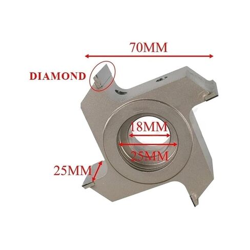 1 زوج D70 * 18 * H25mm التشذيب الخام قطع غيار ماكينات النجارة in Kuwait