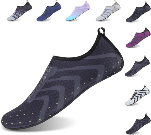 Men Women Water Shoes Quick Dry Barefoot Shoes Non-Slip Aqua Socks Beach Swim Shoes for Diving in Kuwait