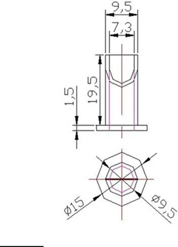 UP100 10 Pieces Transparent Silicone Duckbill Valve One-Way Check Valve 15 x 7.3 x 19.5 MM for Liquid and Gas Backflow Prevent in Kuwait