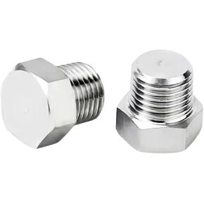 1 قطعة 1/8 "1/4" 3/8 "1/2" 3/4 "1" -1-1/2 "ذكر غاطسة شفة عرافة مربع سدادة طرفية غطاء 304 ماسورة من الفولاذ المقاوم للصدأ المناسب (عرافة الخارجي ، BSPT SS304) in Kuwait