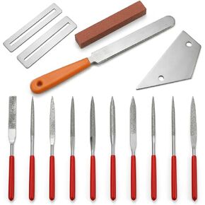 BeiXu Professional Guitar Luthier Tool Kit – Fret Leveling Beam, Fret Crowning File & Nut Files Set – Complete Guitar Setup, Repair & Maintenance Kit for Electric, Acoustic & Bass Guitars in Saudi Arabia