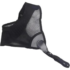 Archery Chest Guard, Breathable Mesh Fabric Protector, Adjustable Straps, Lightweight Protective Gear for Bow Hunting, Black in Kuwait