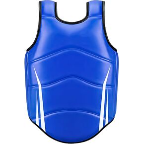 Chest Protector, PU Leather Padded Rib Shield for Karate, Taekwondo, Boxing, MMA, Muay Thai, Training Guard for Men & Women in Kuwait