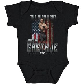 Justin Gaethje UFC One-Piece Infant Bodysuit (3 Months-24 Months) - Justin Gaethje The Highlight Flag WHT in Kuwait