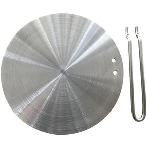Heat Diffuser Stainless Steel Induction Diffuser Plates Compatible with Electric Gas Stove Glass Induction Heat Diffuser with Handle in Kuwait