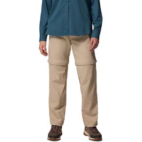 Columbia Women's Leslie Falls Convertible Hiking Pants, Ancient Fossil, 4 Short in Kuwait